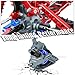 BRCatWPark RC Front Rear Gearbox Case & 43T Differential w/10T Main Gear Upgrades Part for 1/7 Big Rock/Mojave/Fireteam 6S BLX,1/8 Kraton/Outcast/Notorious/Talion 6S BLX & EXB,Part#AR310854,Navy Blue