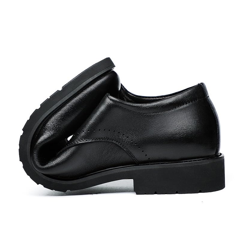Mens Comfortable Oxford Dress Shoes Lace Up Luxury Leather Formal Business Slip Resistant Shoes3