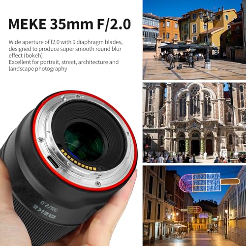 Image of Meike 35mm F2.0 Full-Frame Lens for Panasonic Lumix Sigma Leica L Mount