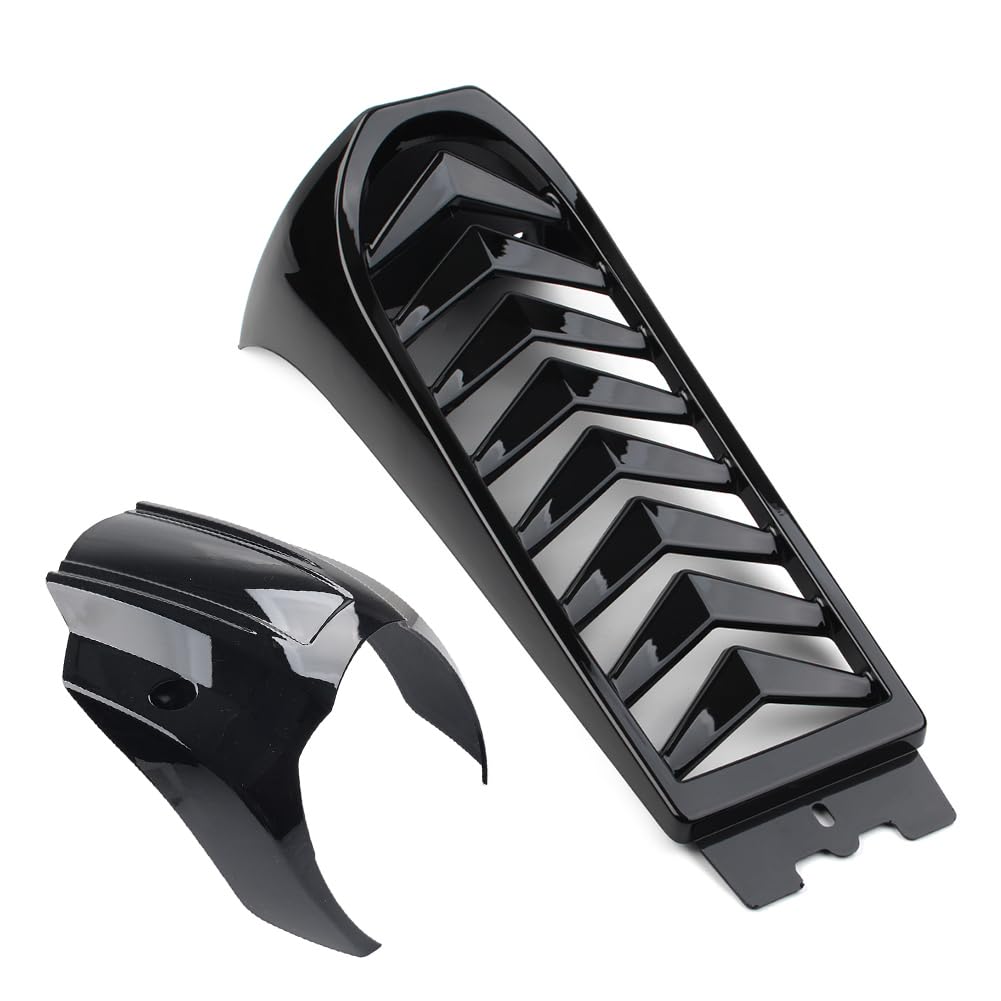 Cninba13 Glossy Black Front Chin Spoiler & Air Dam Fairing Cover with Mounting Hardware for Harley for Softail Breakout 18-23