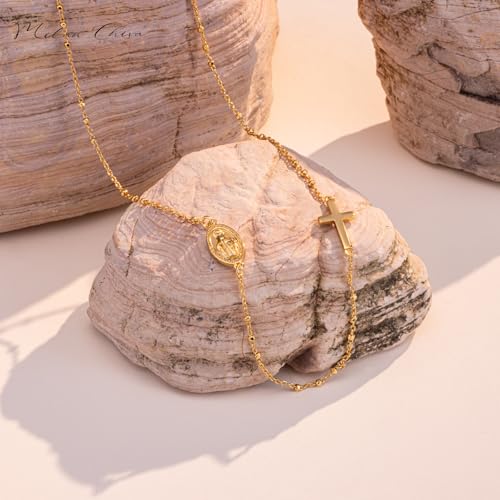 Milan Chiva Gold Plated Pendant Necklaces for Women Dainty Lightweight Trency Jewelry3