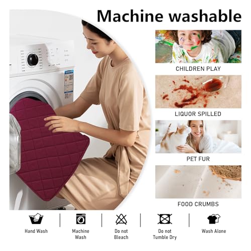 Fundas de sofá reclinable 3 plazas impermeables cubre sofá elástico relax rojo 8