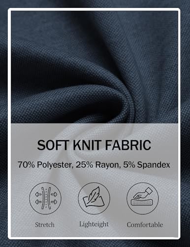 COOFANDY Mens Casual Blazer Knit Sport Coat Lightweight Two Button Suit Jacket4