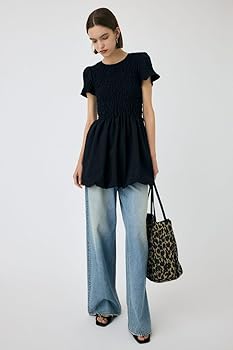 Amazon.co.jp: [マウジー] GATHER BALLOON ミニ ドレス 010IS233-9661