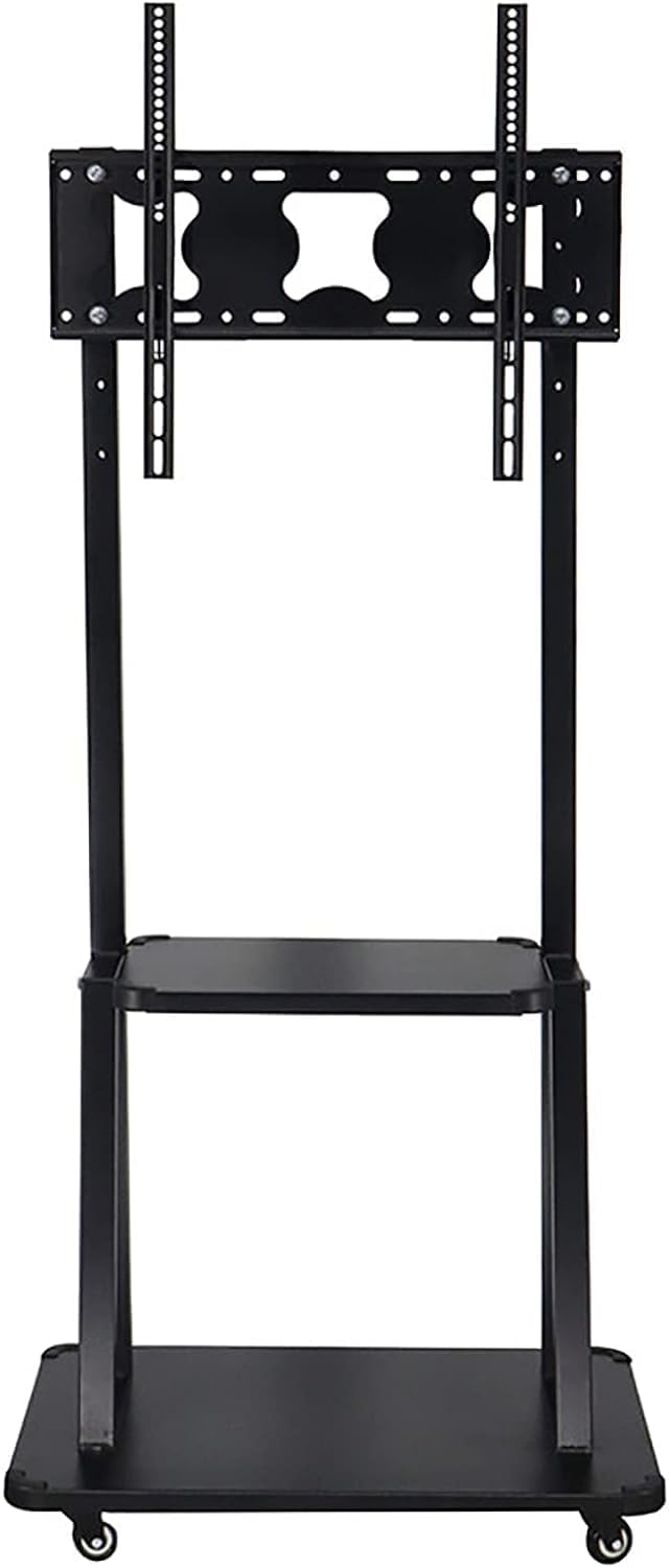 OLSKFUH Rolling Tv Stand, Mobile Tv Cart, Mobile Tv Stand, Floor-Standing Rotating Mobile Tv Cart Suitable For Tv Screens,