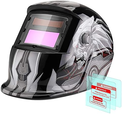 Motorcycle helmet auto darkening visor Clearance
