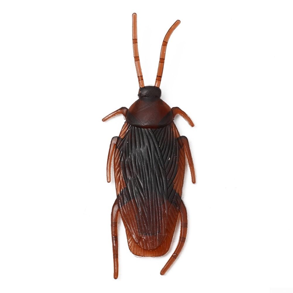 Cockroach Prank Set Perfect For Trick Prop for Parties and Events with a Scary Realistic Look Available in Sets of Either 5 or 10 Pieces (5pcs)