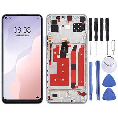 Écran LCD pour Huawei Nova 7 Se avec châssis argenté complet
