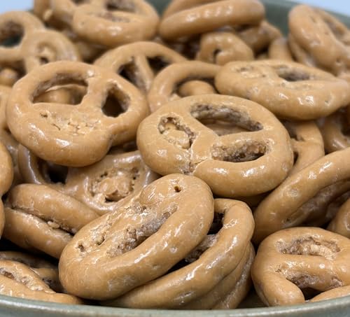 NULTHY - Pretzels con Chocolate, Caramelo y Sal Marina 500gr - Snack Gourmet, Aperitivo Crujiente, Dulce y Salado