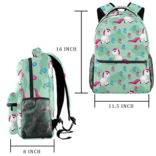Sac à dos de voyage blanc avec porte-bouteille extérieur et compartiments ajustables medium