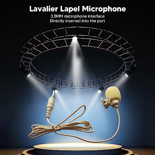 Microfone de Lapela Com Clip, Prevenção de Interferência, Redução de Ruído, Boa Transmissão, Microfo