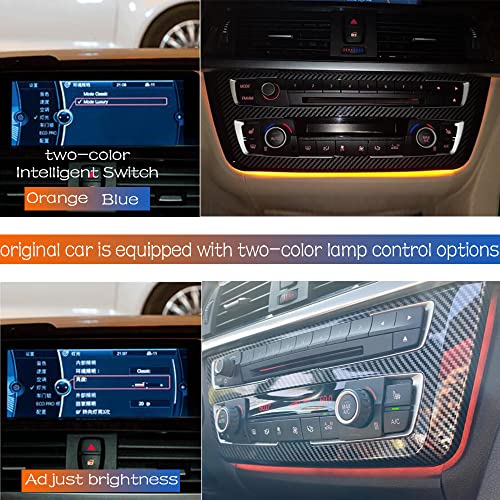 Lámpara LED ambiental para aire acondicionado interior BMW 3 4 Series miniatura 2
