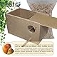 nestQ Vogelnest für Agaporniden Nistkasten Untrennbares Bett, Zuchthaus aus Holz für Vögel, mit Haken für Vogelkäfig, Unzertrennliche Behausung 23 cm x 13,5 cm x 13,5
