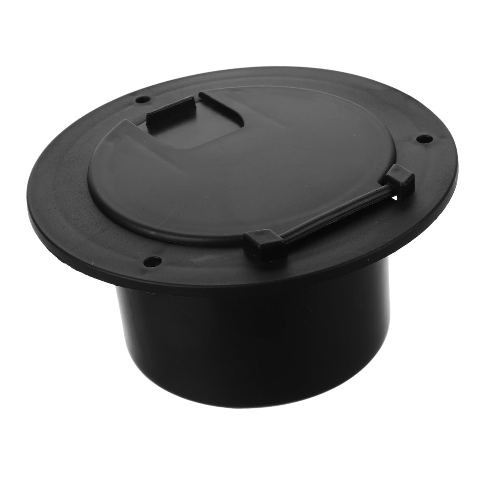 2 Pièces en Fil Trappe de Camping-Car Passe-câble électrique Trappe de câble de RV câble Cache Abdos Black