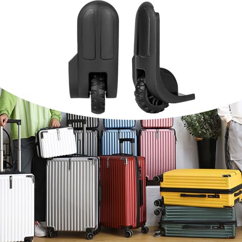 1 Pair Luggages Wheels PVC Suitcase Wheels Swivels Castor Replacement Spare Wheels for Suitcase Replacement2