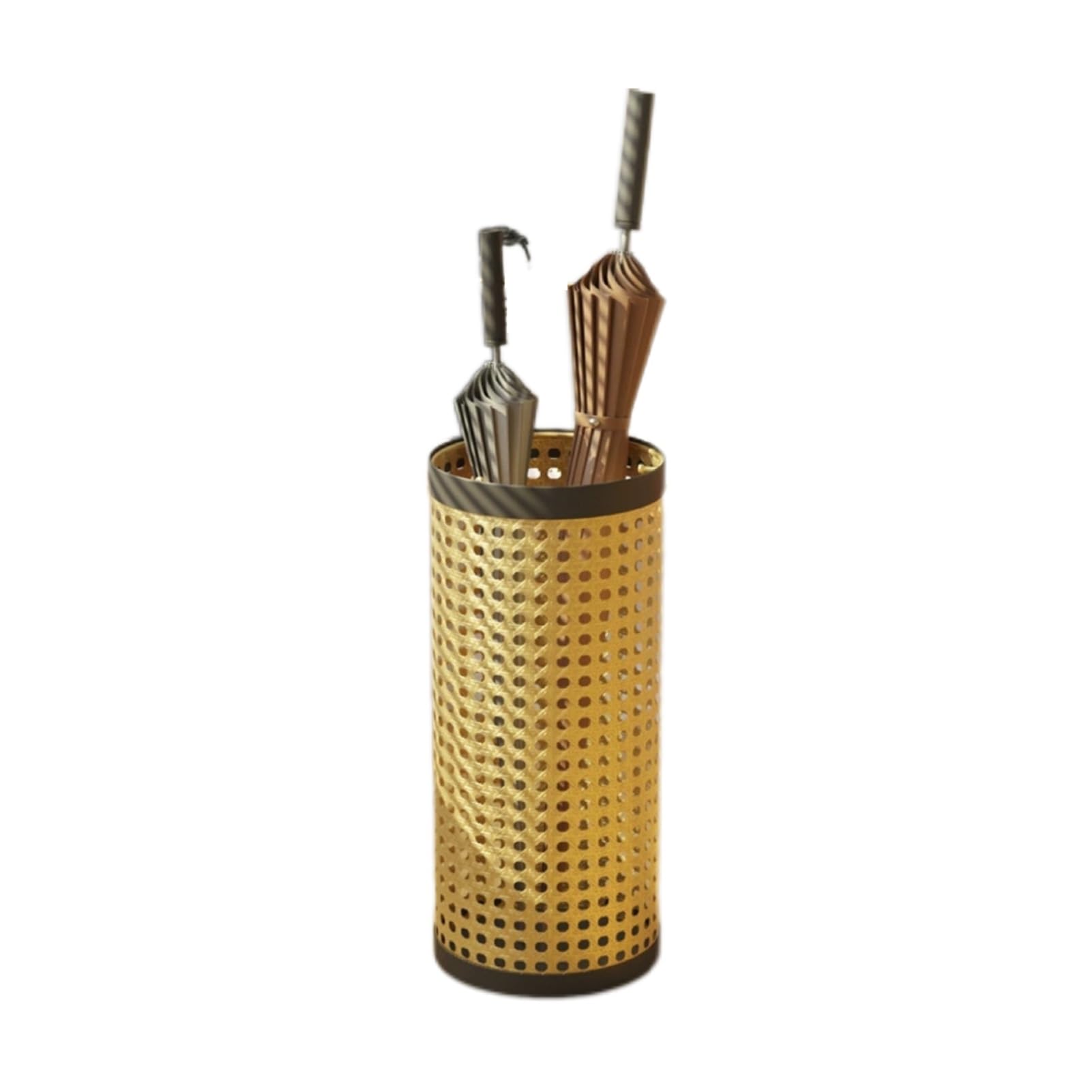 Porte-parapluie avec bac égouttoir pour éviter les sols mouillés