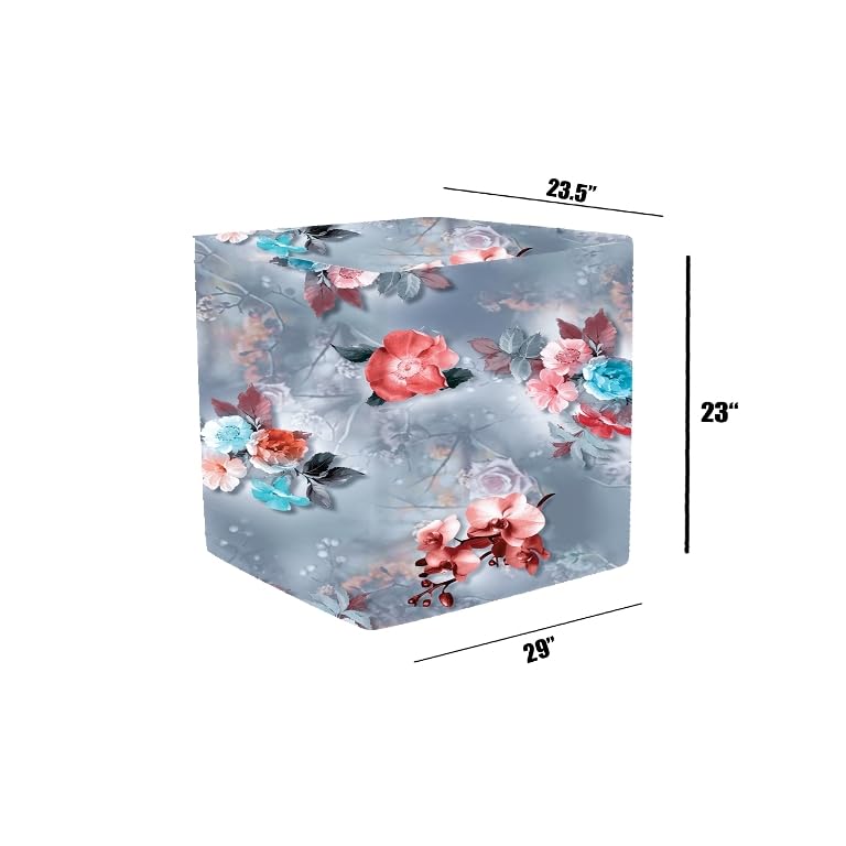 Image of Printed Cooler Cover Suitable For Bajaj MD 2020 54-Litres Desert Air Cooler Waterproof, Dustproof, Size (LxBxH) 74 X 60 X 58 Cm, Grey.