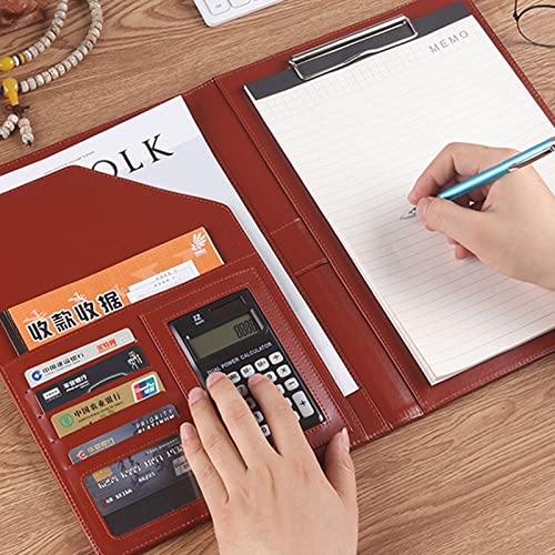 Porte documents A4 bloc notes rechargeable et organiseur de bureau