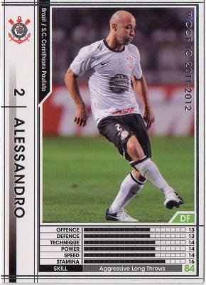 Amazon.co.jp: WCCF/11-12/A02/コリンチャンス/アレッサンドロ