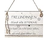 Spruchtextschild im Shabby Chic/Vintage Look