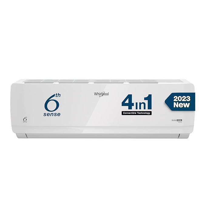 Whirlpool 1.5 Ton 3 Star, Flexicool Inverter Split AC (Copper, Convertible 4-in-1 Cooling Mode, HD Filter 2023 Model, S3K1PPO, White) at Rs. 31990