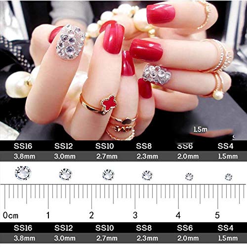 1 Box Multi-Size AB Kristall Diamanten 3D Nail Art Dekorationen Edelsteine für Nägel Strass Dekoration Nagelschmuck… – Bild 6