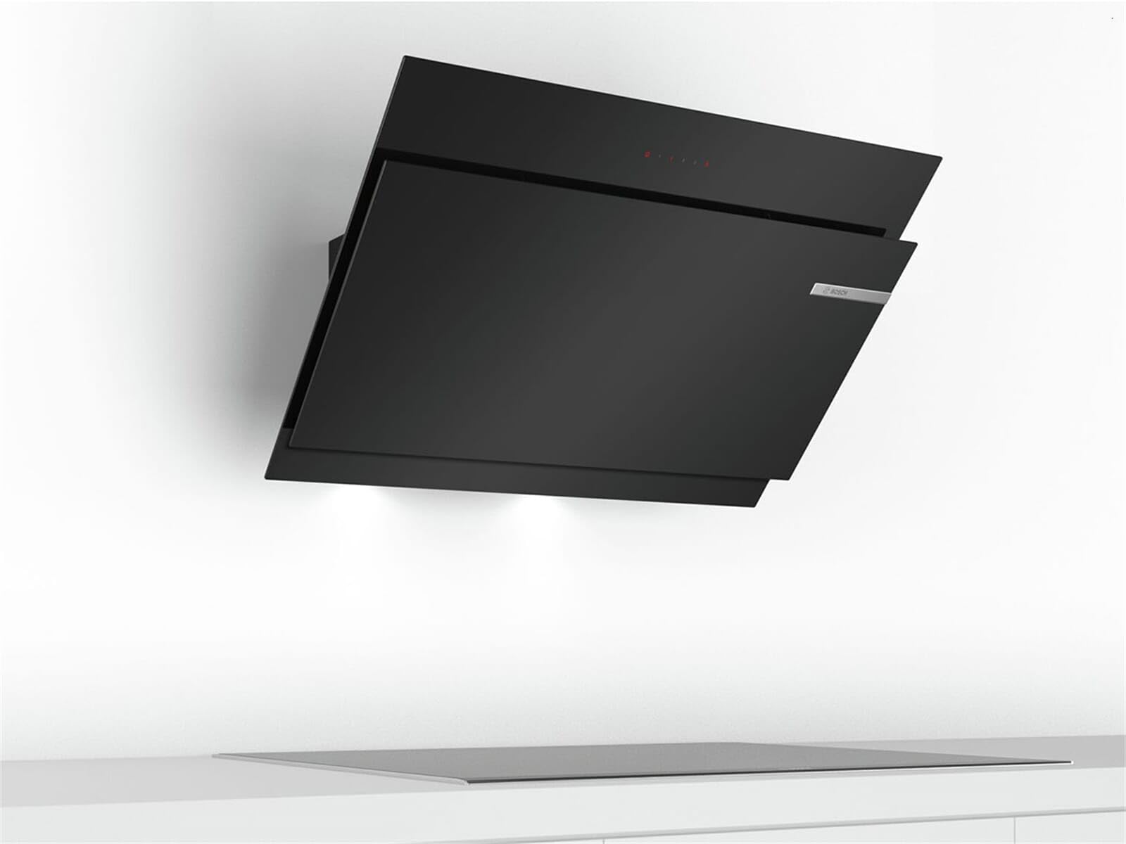 Bosch DWK97JM60 Serie 6 Schrägesse, 90cm breit, Um- & Abluft, Made in Germany, EcoSilence Drive leiser und effizienter Motor, LED-Beleuchtung gleichmäßige Ausleuchtung,DirectSelect intuitive Bedienung