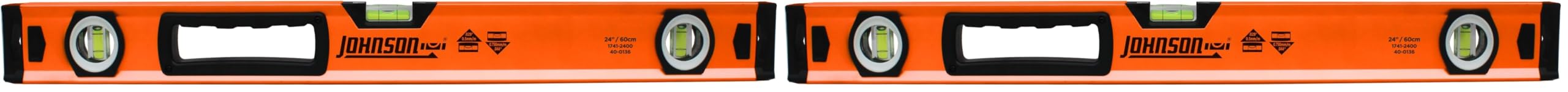 Johnson 24" Aluminum Box Level - Durable & Accurate -4