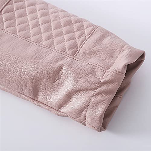 Toddler Girl Jackets Leather Winter Autumn Jackets Baby Girl Long Sleeve Zipper Clothes for 6 to 9 Months2