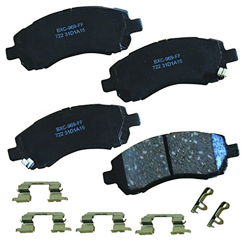 Image of Bendix Premium SBC722 Ceramic Front Brake Pads for Subaru Impreza 2001-1997, Legacy 2000-1997