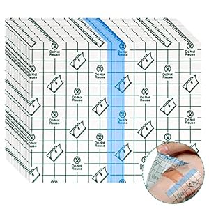 Duschpflaster, 20 Stück Folienverband, 12 x 15 cm Wasserdichtes Pflaster, Tattoo Aftercare Wasserdichte Klebebandage, Tattoo Folie Heilung, Transparent Bandage zum Antiallergisch, Sport, Duschen