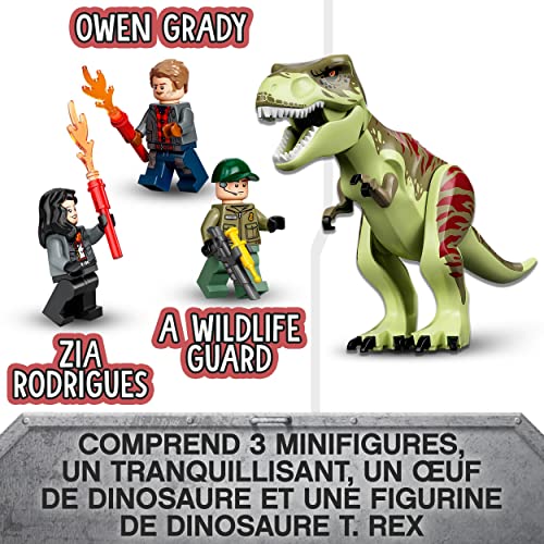 LEGO Jurassic World 76944 'évasion du T Rex - vue 7