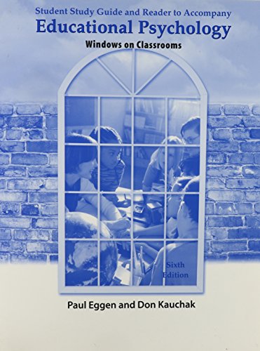 Educational Psychology: Windows Classrooms 0131109057 Book Cover
