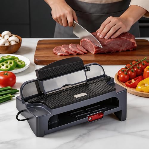 Image of Knife Sharpener,3 Stage Kitchen Knife Sharpener,Adjustable Multi-Angle Guide Knife Sharpening Stone,Gifts for Women Men,Magnetic Manual Knife Sharpening Kit,Diamond & Pulpstone & White Corundum