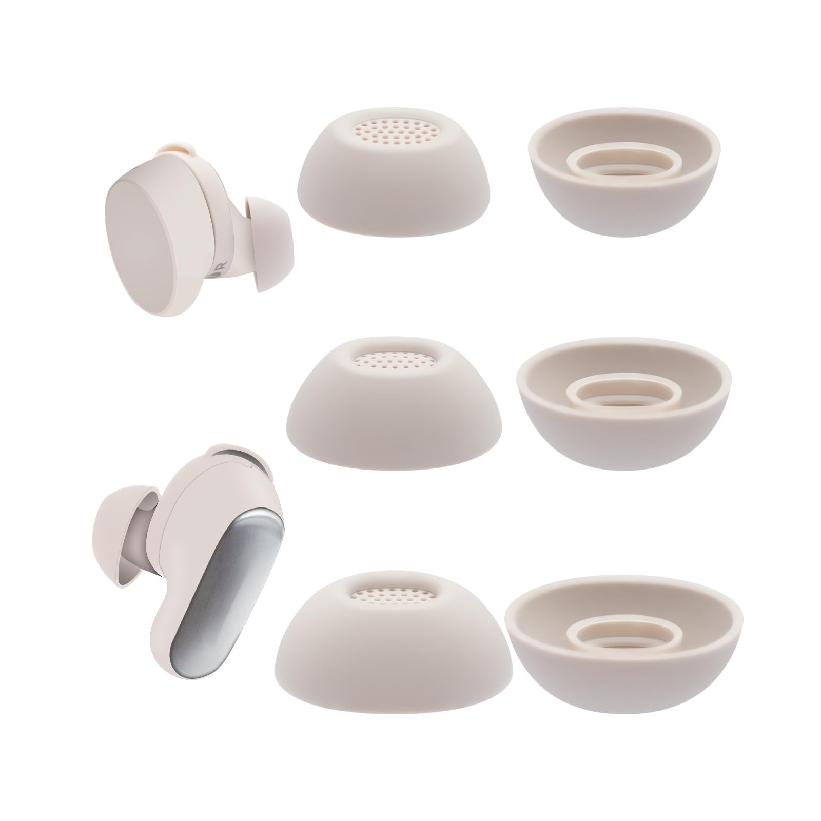 Klowcok Replacement Ear Tips for Bose New QuietComfort Ultra Earbuds