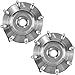 2 Piece Front Wheel Bearing & Hub Assembly Set 4WD Compatible with 2002-2006 Chevrolet Avalanche 2500 2001-2006 Silverado 1500 HD 2007 Silverado 1500 HD Classic 1999-2004 Silverado 2500 Silverado