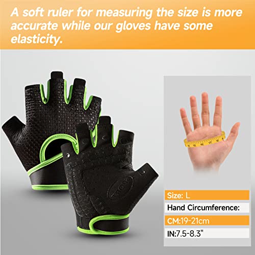 ISOI Guanti Palestra, Guanti Bici Senza Dita