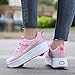 XPF Chaussures De Patins à roulettes Garçons Filles Baskets De Gymnastique avec Doubles Roues Patins à Roues Alignées Chaussures De Planche à roulettes Techniques Rétractables Automatiques,Pink-38