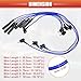 ACROPIX Car Spark Plug Coil Wires Ignition Coil Harness Cable 5mm Fit for Toyota 4Runner Pickup 6 Cyl 3.0L 1993-1995 No.9091921528/9091921579 - Pack of 7