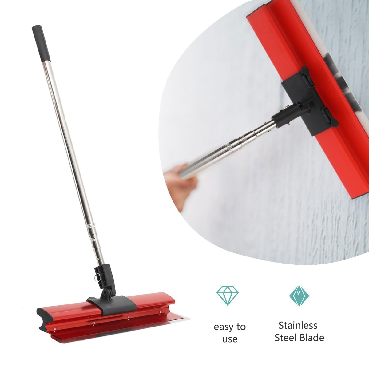 Kit de spatules de surface Professionnelle,Lames de mastic 60/40cm