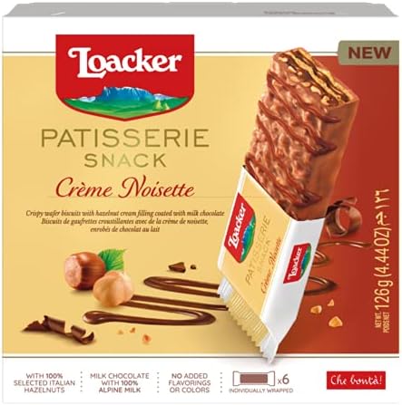 Patisserie Snack Creme Noisette 21G, Pack Of 6