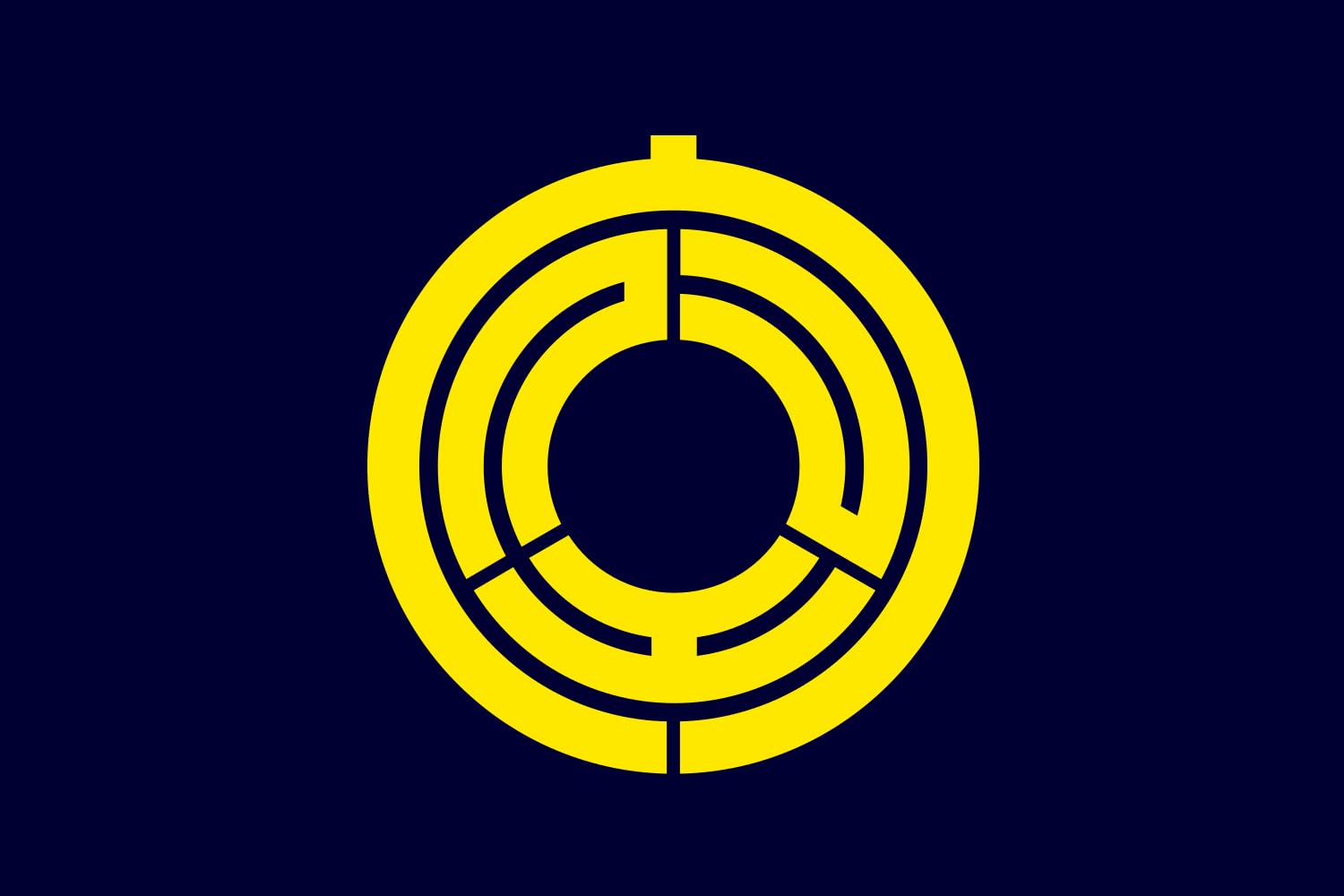 Drapeau Tomamae Hokkaido pour habiller un grand mur vide facilement