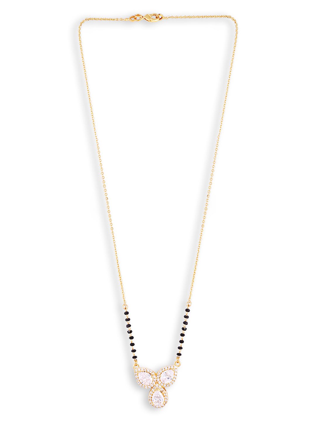 ABDESIGNS Womens Brass Golden Drops Diamond Mangalsutra With American Diamond (B0C8B4CPP1) Amazon Price History, Amazon Price Tracker