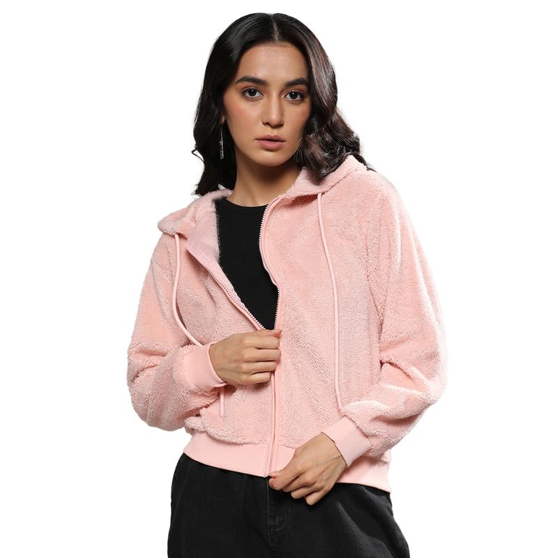 pinacolada Women's Polyester Collared Neck Sweatshirt For Casual Wear | High Neck | Long Sleeve | Pull On Closure | Regular Fit | Sweatshirt Crafted With Comfort Fit For Everyday Wear-picture-30