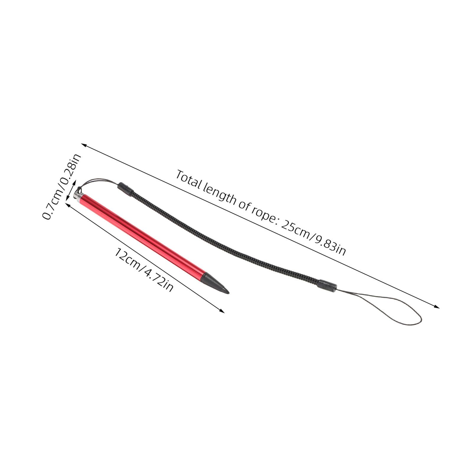 Penna Touch Screen Resistiva 10pezzi Rosso in Alluminio | Rame e Abs, per Tablet e Tavole Grafiche, Leggero per Viaggio e Riunioni di Lavoro