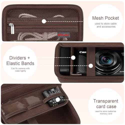 Image of Elonbo Camera Case for Canon PowerShot G7 X Mark III / G7 X Mark II / SX740
