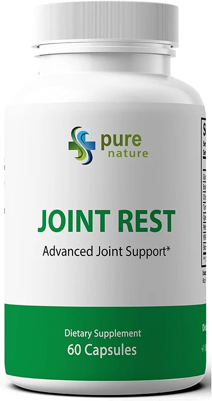 Flexible Joint Support with Turmeric and Glucosamine PureNature Joint Rest-60 Capsules (1)