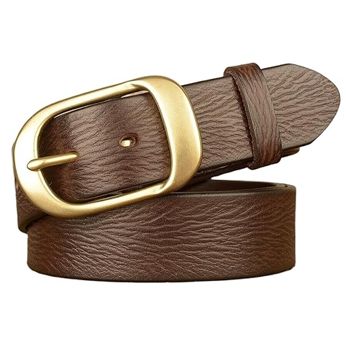 ZacLAy Belt for Men Pin Buckle Mens Belts Leather Business Waistband