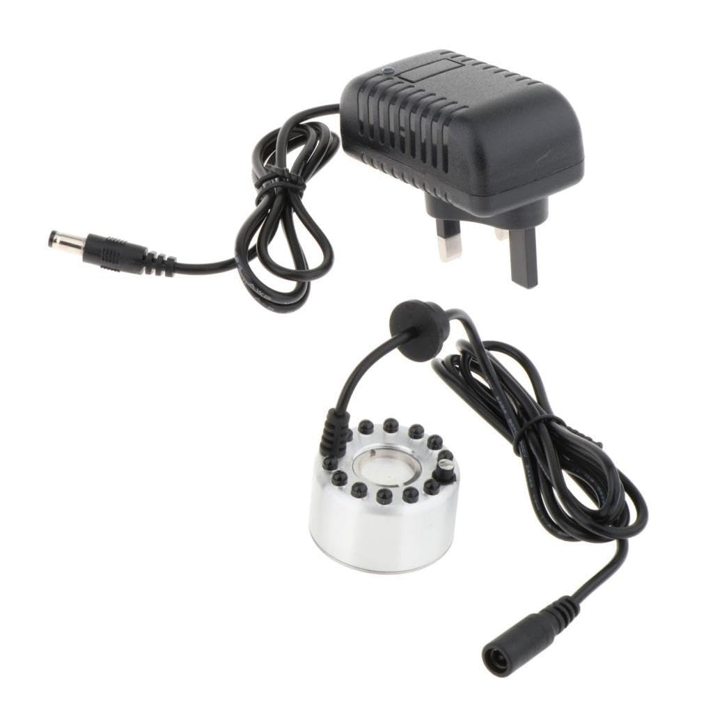 MERISHOPP Pond Fog Machine Atomizer Air Humidifier 12 LED UK 220V Sturdy for Halloween-image-29