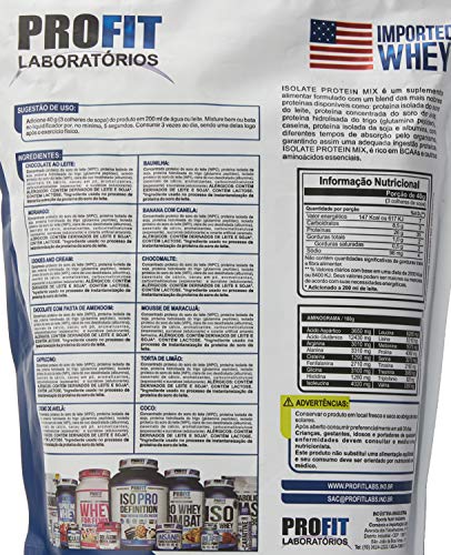 Isolate Protein Mix Chocolate ao Leite 900G, Profit